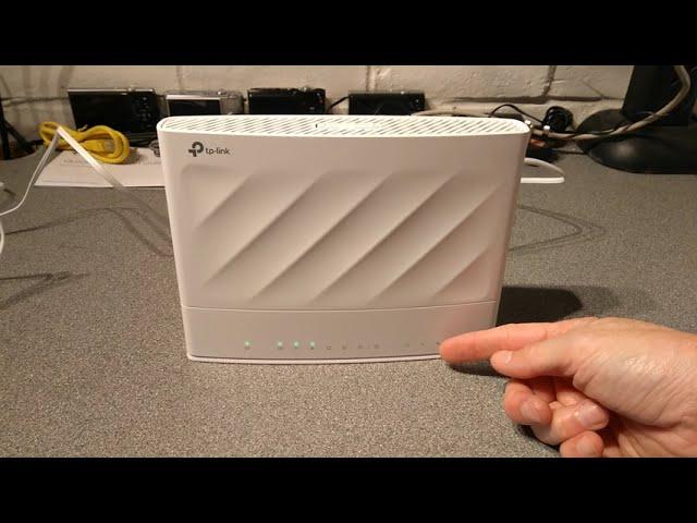 How to factory reset a tp-link EX230v router