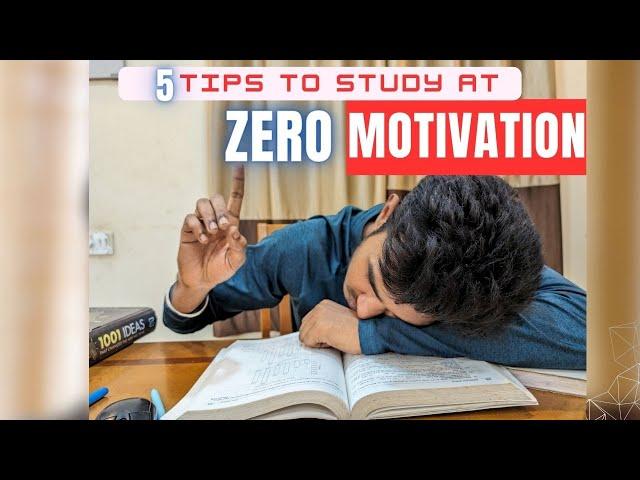 5 secret tips to study at zero motivation | my effective strategy to clear SBI PO scientific methods
