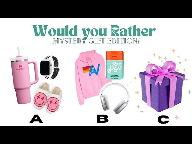 WOULD YOU RATHER.....MYSTERY GIFT EDITION! [Preppy] #trending #challenge #preppyyyy #smallbiz