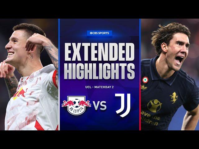 RB Leipzig vs. Juventus: Extended Highlights | UCL League Phase MD 2 | CBS Sports Golazo