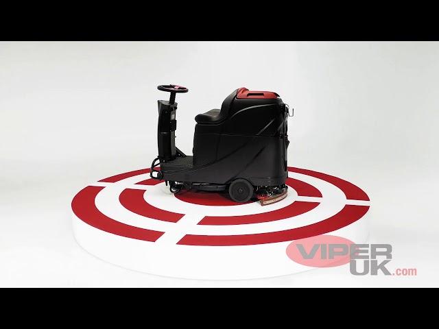 Viper UK AS530R Ride on scrubber dryer