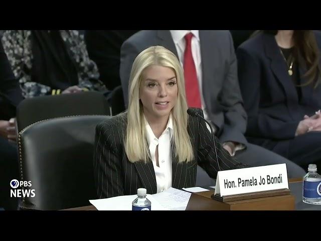 WATCH: Bondi says Trump ineligible for a third term 'unless they change the Constitution'