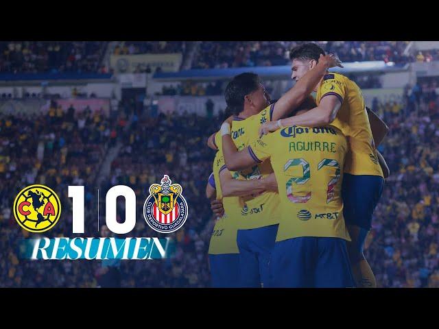 AMÉRICA 1-0 CHIVAS J7 | El CLÁSICO DE MÉXICO es AZULCREMA