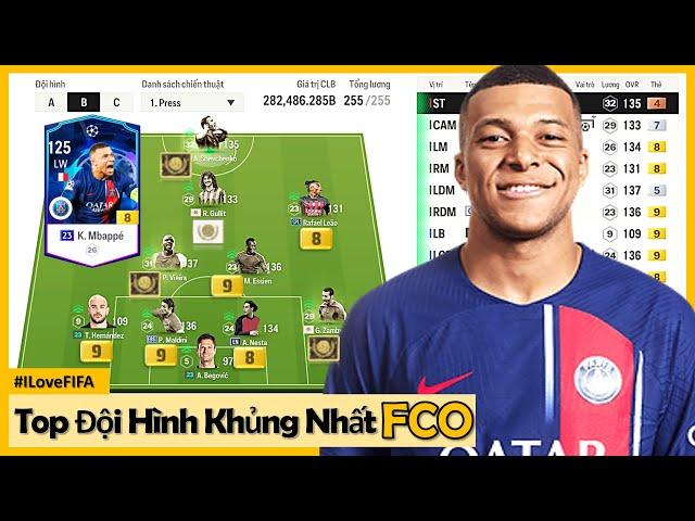 Choáng Váng Top Đội Hình Khủng Nhất FC Online: 273.000 Tỷ GTĐH Với Mbappé 23UCL +8 Độc Nhất SERVER