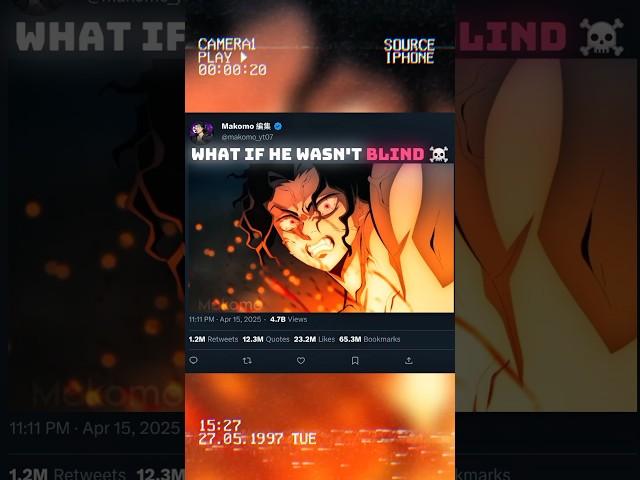 What if he could see ️... #anime #demonslayer