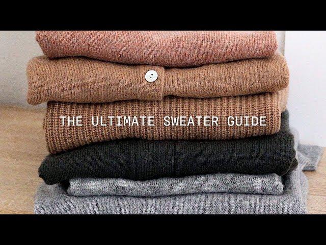 How to Style EVERY Type of Sweater  best affordable cashmere sweaters ft. Quince