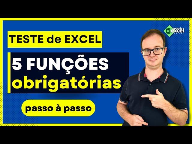 5 Funções Obrigatórias para Testes de Excel em Entrevista de Emprego