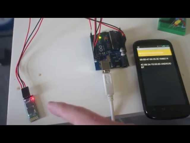 Arduino+Android App inventor.