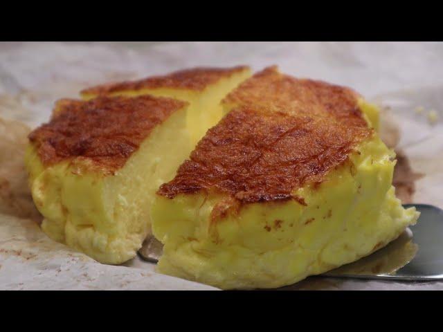 Only 3 Ingredients! No sugar, flour and butter :: Egg Cake for perfect breakfast!