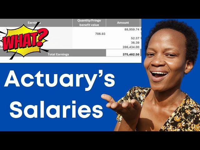 Actuary Salary in South Africa | Is actuarial sciences worth it? | Acturial Analyst Salary