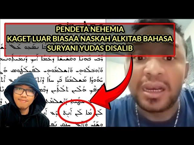 DETIK-DETIK PENDETA TERGONCANG IMAN? USAI  TERBUKTI YUDAS DISALIB GANTIKAN YESUS