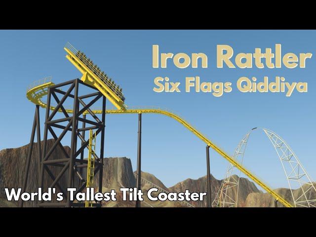 Iron Rattler | Six Flags Qiddiya - Vekoma Hyper Tilt Coaster | NoLimits 2 Recreation