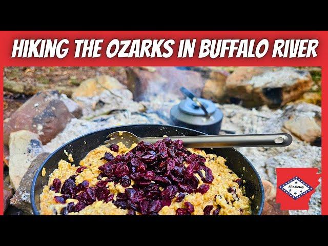 Hiking the Ozarks in the Buffalo River Trail in Arkansas with Kelby