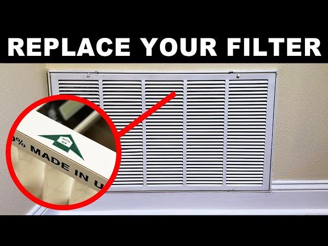 How To Replace Home Air Conditioner HVAC Filter
