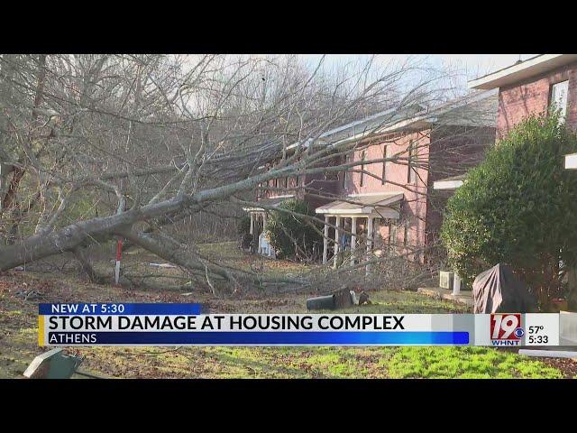 Storm Damages Athens Housing Complex | Dec 29 2024 | WHNT News 19 Sunday Evening