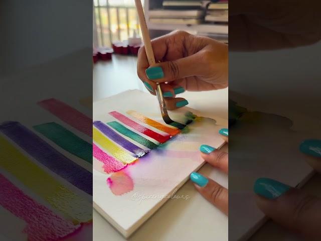 Colour bleed ️ #birthdaycard #cardmaking #cardideas #artideas #artshorts #painting #watercolor