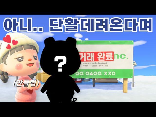 제 인생 위시를 만났습니다..｜모동숲 주민