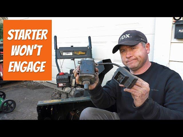 Fix Your Snowblower Electric Starter: Learn How To Replace The Gear!