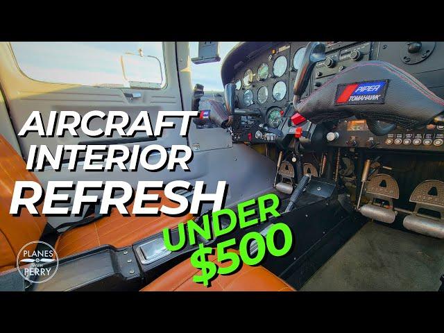 Restoring Aircraft Interior Panels Step by Step While Saving $$$