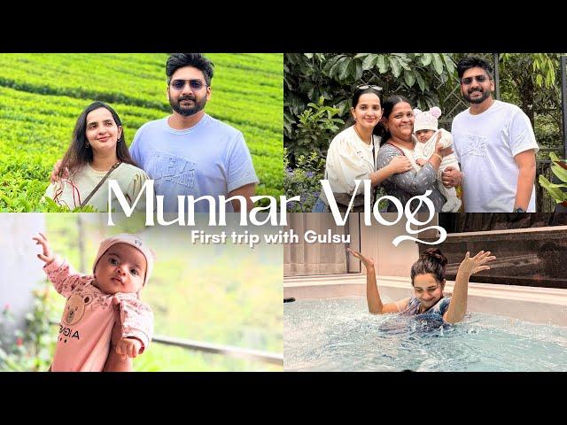 Gulsu in Munnar ️ | Our first trip together after pregnancy | Rutvi Thejus | Malavika | Thejus