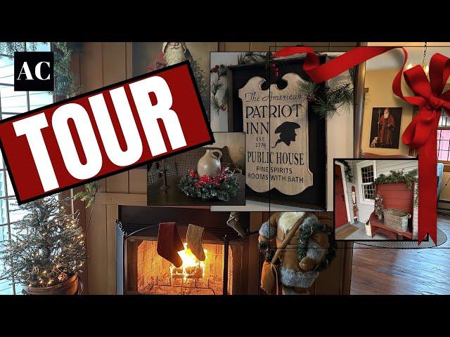 PRIMITIVE CHRISTMAS HOME TOUR/DREAMY