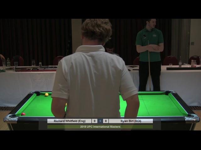 2018 Men's Student International Masters - Richard Whitfield (Eng) v Ryan Birt (ROI)