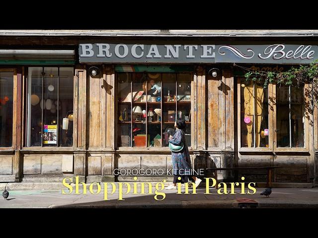 Visiting a wonderful antique shop in Paris - Looking for furniture for our new home｜France vlog