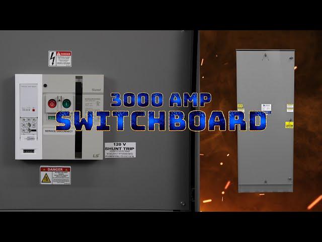 3000A Switchboard with 3000A Circuit Breaker - 480V 3PH, 60Hz - Type 3R