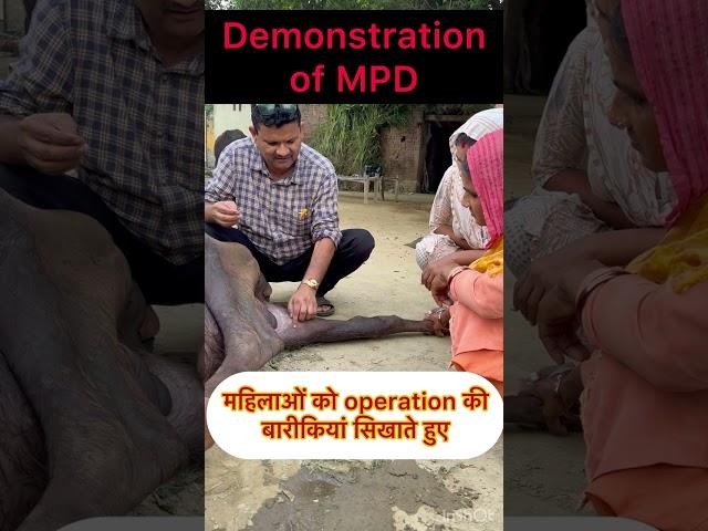 Demonstration of MPD l upward fixation of patella l dr Umar khan ￼