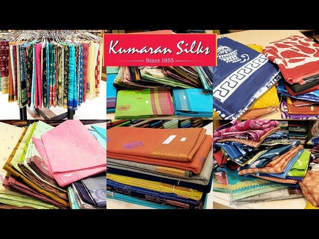 Kumaran silks Pure cotton saree Kanchi cotton Bengal cotton sungudi mulmul saree collection