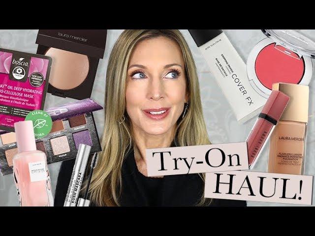 Sephora New Makeup Try-On Haul! Laura Mercier, Cover FX, Bobbi Brown!