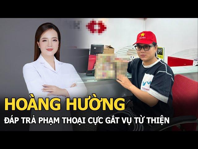 Hoàng Hường đáp trả Phạm Thoại cực gắt vụ từ thiện