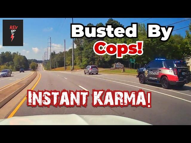 INSTANT KARMA BEST | Drivers busted by cops for speeding, brake checks, Bad driving| Instantjustice!