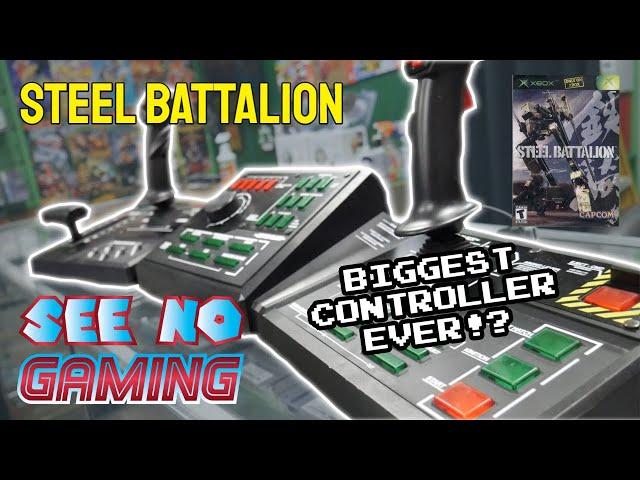 Two Idiots & A Blindfold Vs. STEEL BATTALION | See No Gaming