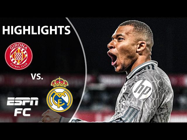 MBAPPE SCORES  Girona vs. Real Madrid | LALIGA Highlights | ESPN FC