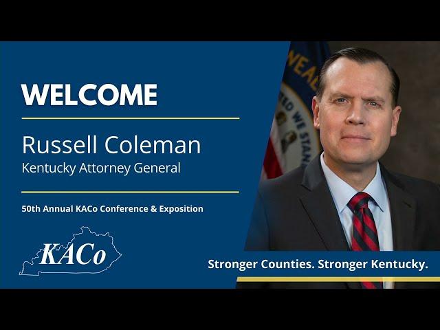 Update from Kentucky Attorney General Russell Coleman