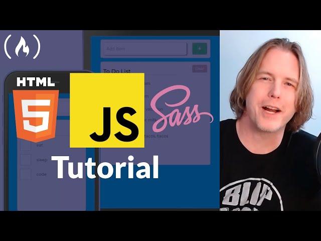 Web App Tutorial - JavaScript, Mobile First, Accessibility, Persistent Data, Sass