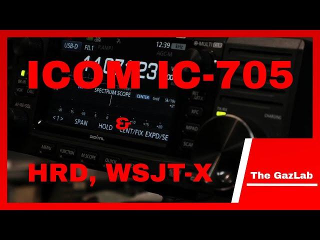 Icom IC-705 connecting to HRD AND WSJT, DIGIMODES
