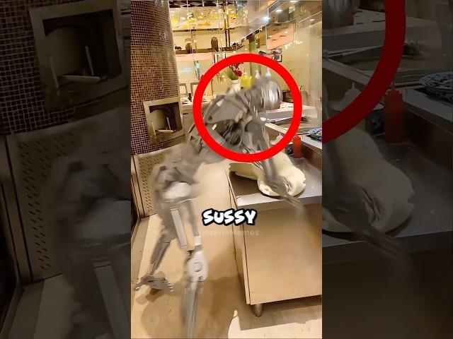 Robot Gone Wild For A Pizza