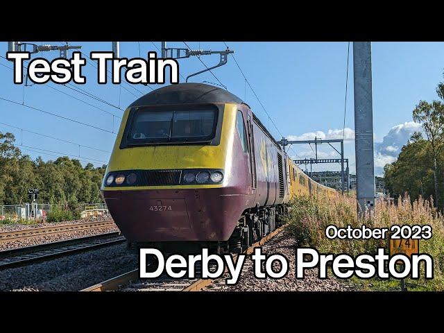 Test Train Driver's Eye View: Derby to Preston