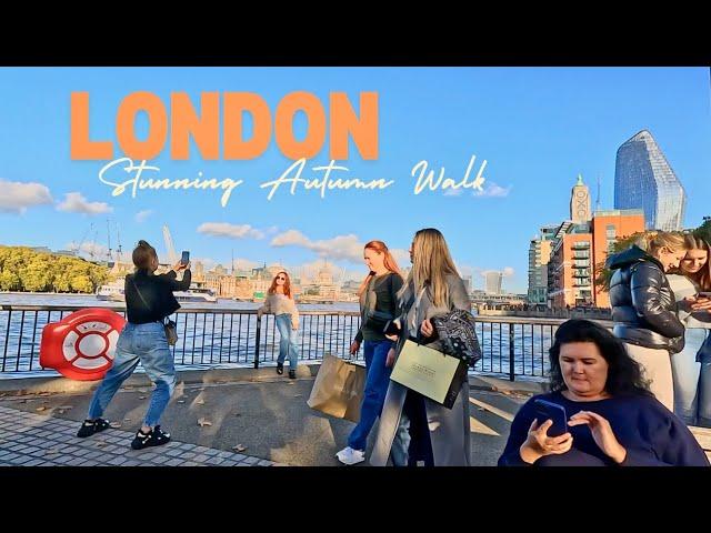 Exploring London’s Vibrant Southbank on a Sunny October Day | 4K HDR Walking Tour