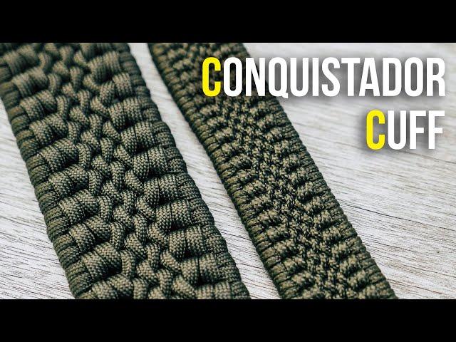 This Will Take Time, But That's OK! Conquistador Cuff Paracord Bracelet