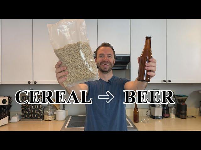 Beerios Turning Cereal into Beer Homebrew Experiment