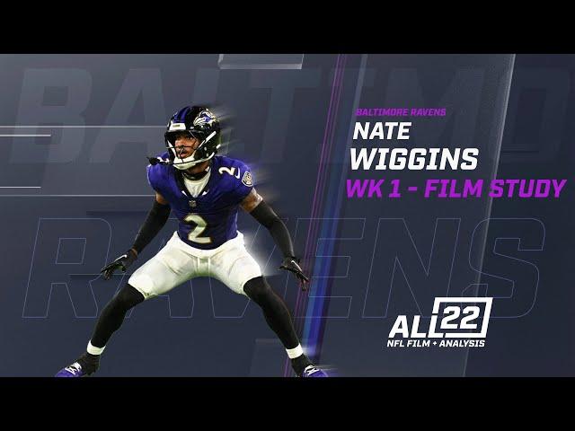 "AS ADVERTISED" - NATE WIGGINS - ROOKIE FILM STUDY #ravens #ravensflock #baltimoreravens