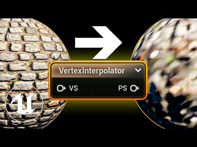 Vertex Interpolator Node EXPLAINED! Unreal Engine Materials