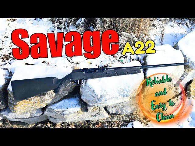 Savage A22 Rifle: Reliable and easy to clean