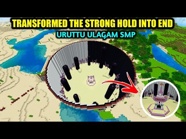 I Transformed The Strong Hold Into End In Uruttu Ulagam Smp | Jinesh Gaming | Part-23