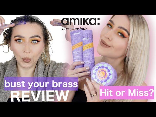 AMIKA bust your brass REVIEW | perfect for brassy blonde hair?