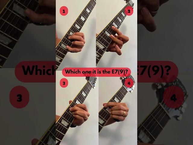 Which Chord is E7(9)?  Drop Your Answer 