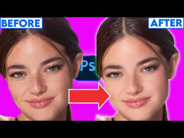 Smooth Skin like a Pro | Face Retouching in Photoshop | Skin Smoothing in Adobe Photoshop